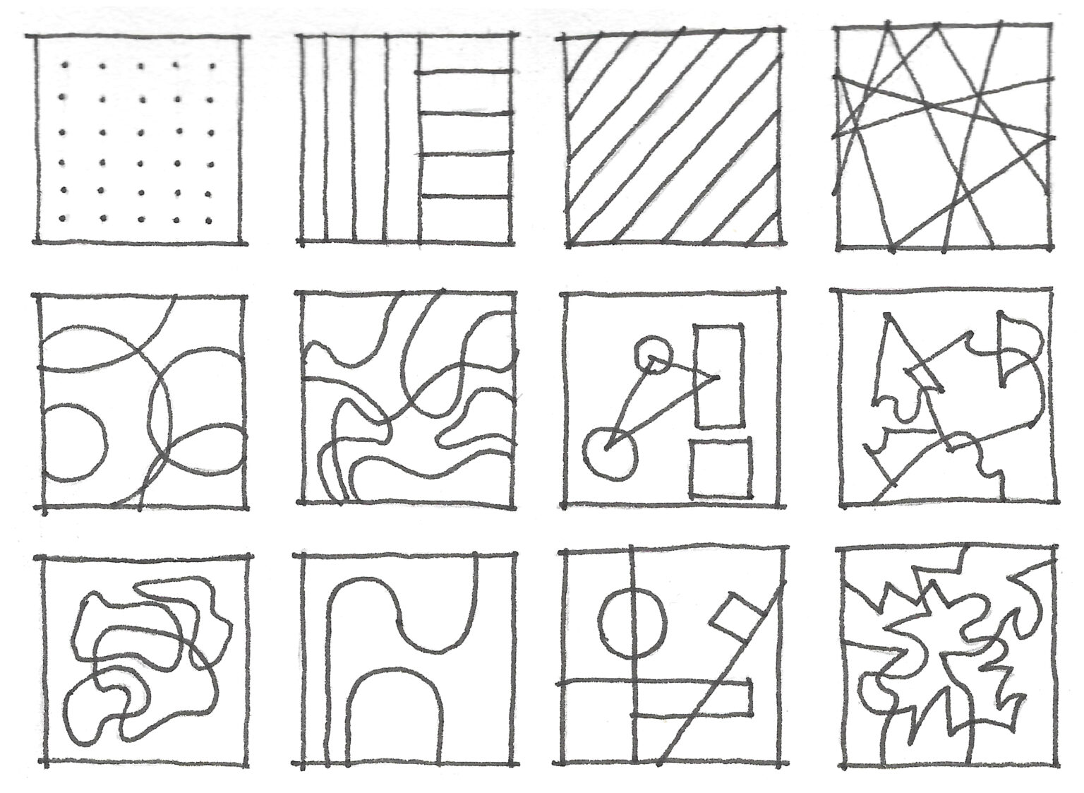 Visual compositions – basis for design