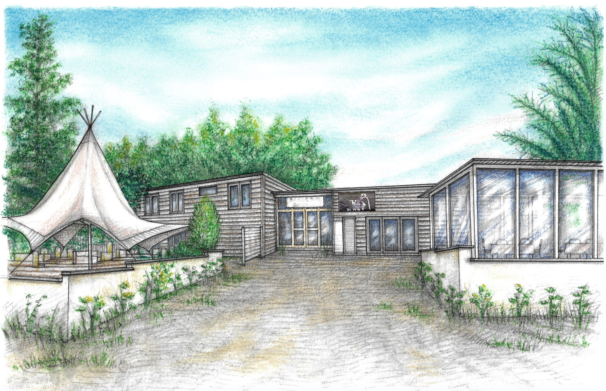 Services – architectural illustration project