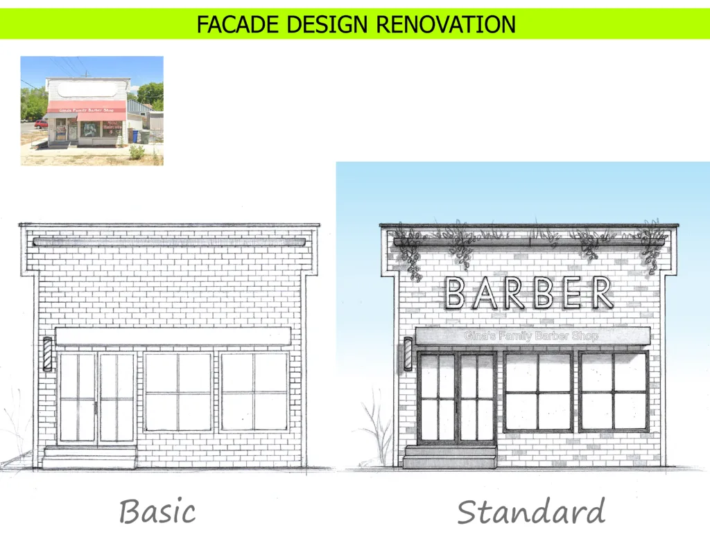 facade design renovation service - basic and standard