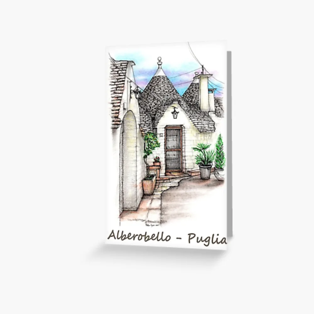 Alberobello, Puglia-greeting-card
