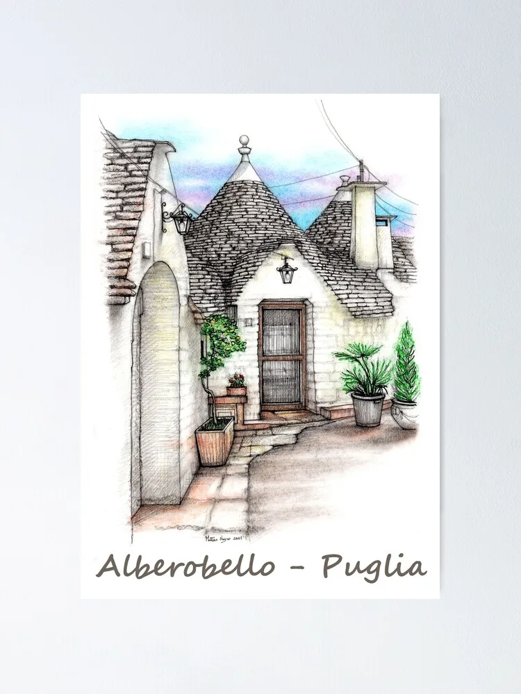 Alberobello, Puglia - poster